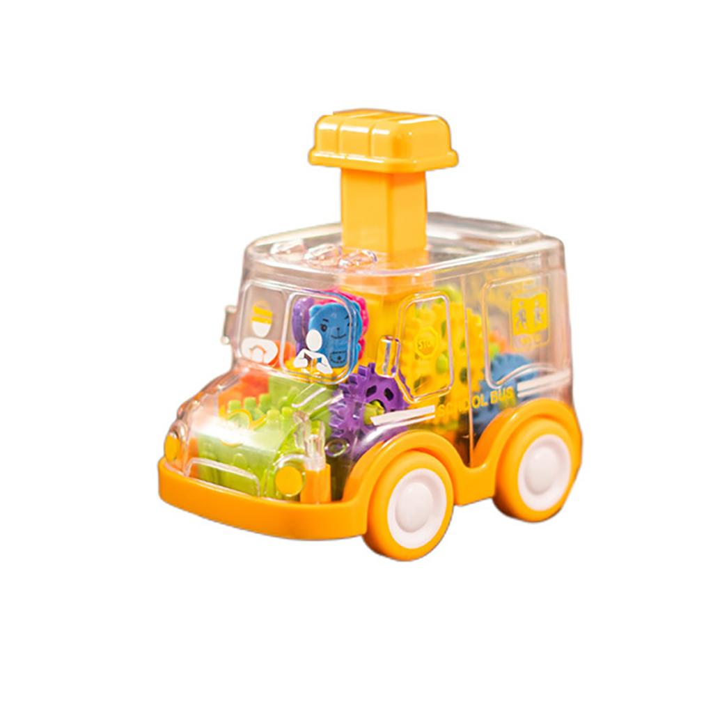 Children'S Pressing Car Toys, Inertia Gear Cars, Early Education Puzzle Toys
