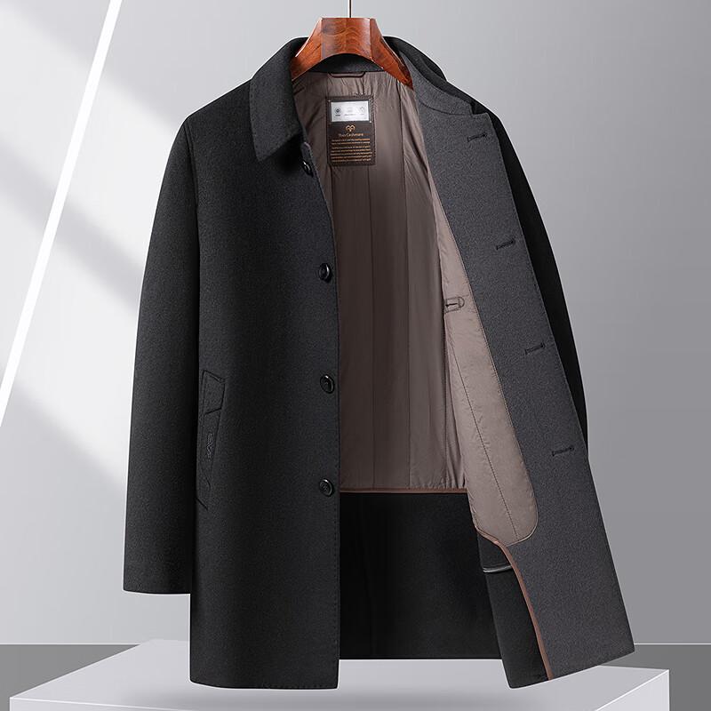 

Мужское пуховое пальто FAPAI из смесовой мериносовой шерсти 3XL 56