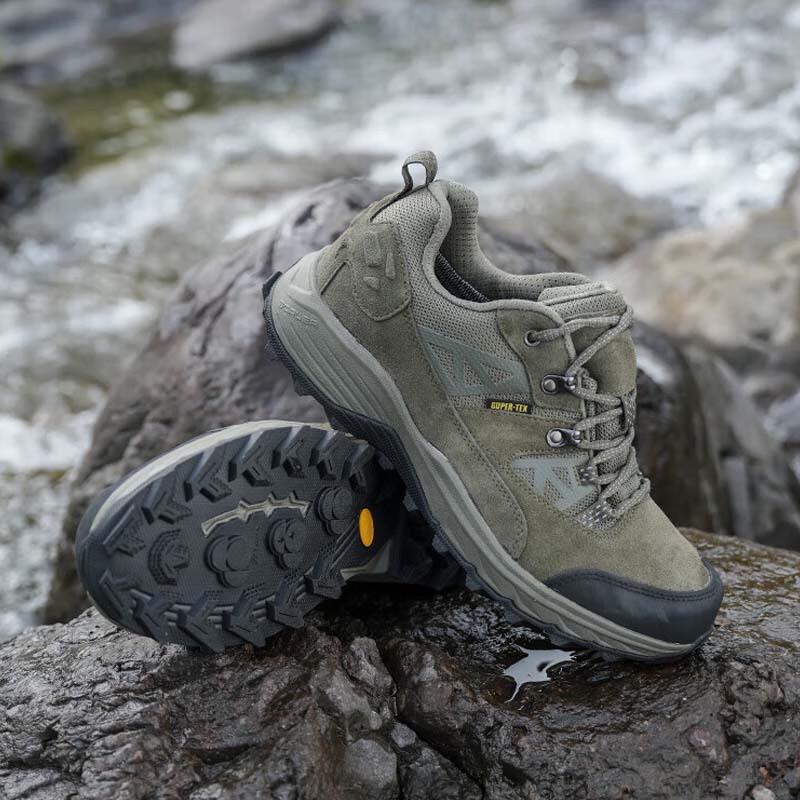 SCALER X9514950 Unisex Waterproof Suede Low-Cut Hiking Shoes