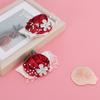 2pcs Diamond Rose Hand Flower Pearl Rhinestone Wedding Corsage Bridal Wrist Flower  For Wedding