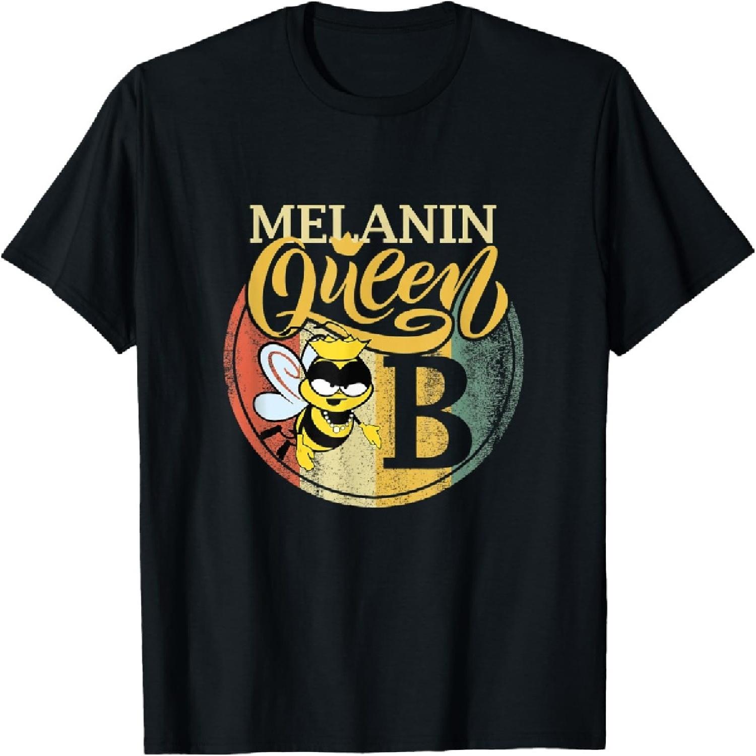 

Melanin Black Queen Bee Design T-Shirt XXXXXL чорний