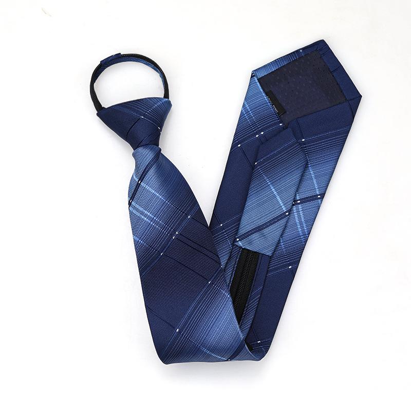 

Wedding Groom Men And Women Red Zipper Tie Business Dress Korean Version Lazy No Striped Tie
