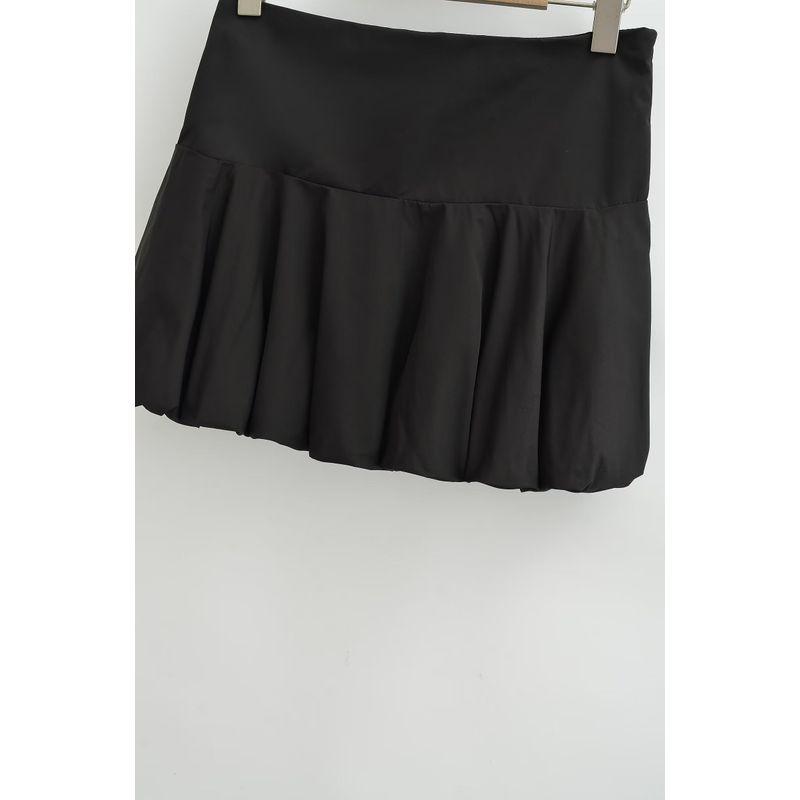 Kaslead New Arrival Women's Fashion Style Stylish Simple and Versatile Lantern Mini Skirt 4661422