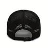 Casquette de baseball respirante en maille de couleur unie pour homme Chapeau de protection solaire Casquette de sport pour femme Casquette de camping