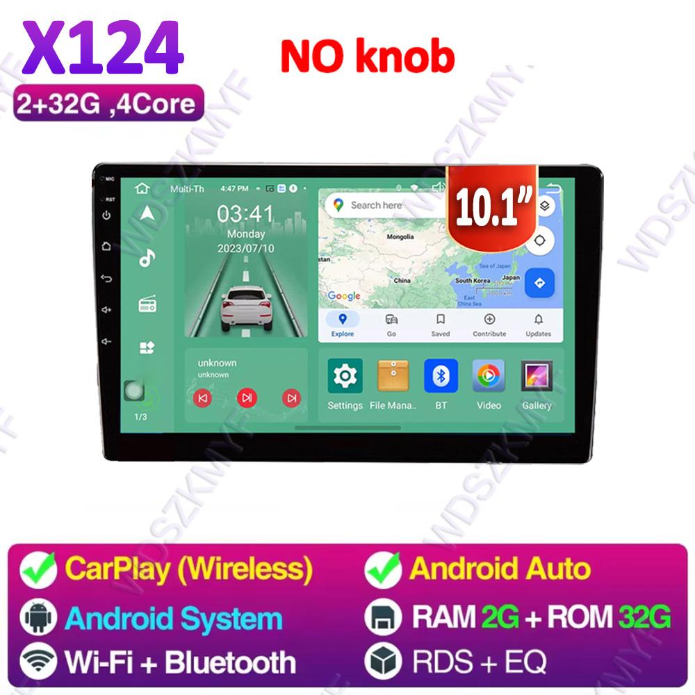 

Android13 Universal 10.1 inch Car Radio Dual twist Android Auto CarPlay 2din Multimedia Player GPS BT car Intelligent Systems