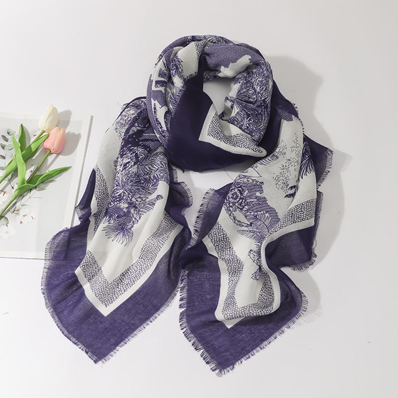 Fashion Oversized Fringe Square Viscose Shawl Scarf Lady High Quality Wrap Pashmina Sjaal Bufandas Muslim Hijab 135*135Cm