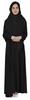 Bimba Abaya Islamic Prayer Dress With Hijab For Women's  Front Button Placket  Muslim