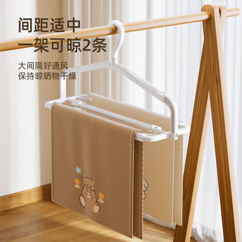 Adjustable Large Capacity Clothes Drying Rack Balcony Home Use Bedding Towel Hanging
