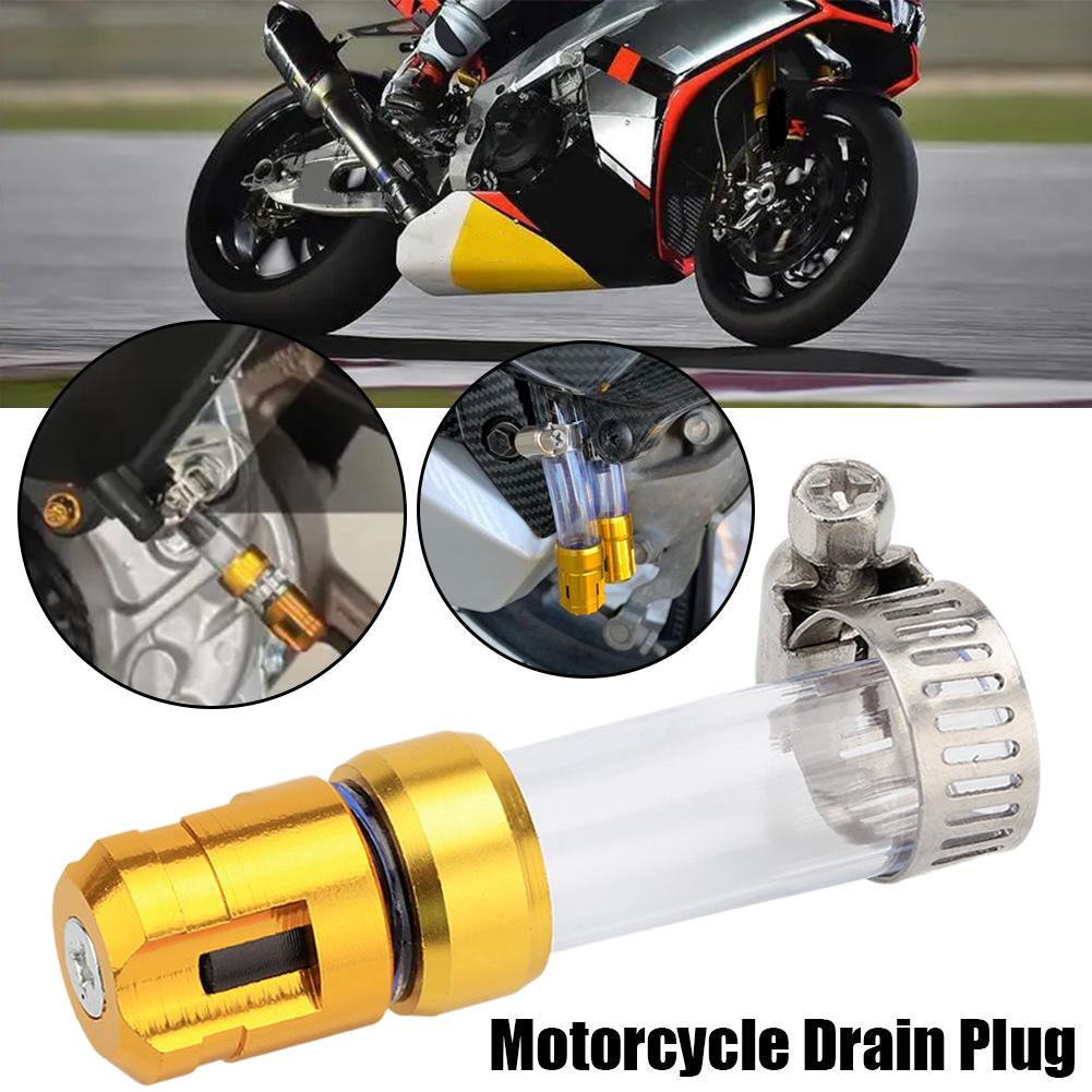 NEW For CNC Air Filter Drain Pipe Z-2391 Is Suitable For Motorcycle Accessories CLICK Alloy Head Plug Universal Motorcycle D0I5