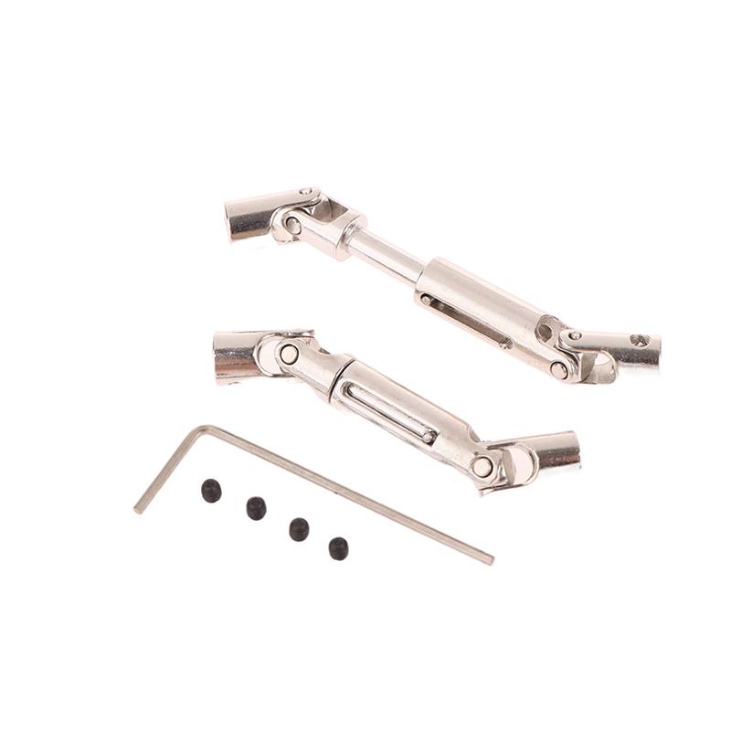 1Pair Mn99S/Mn98 Rc Car Drive Shaft Metal Nylon Rc Truck Drive Shaft For Rc Car Model Modification Upgrade Accessories