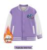 Boys' Versatile Spring/Autumn Jacket - Trendy Velvet Baseball Cardigan