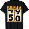 Oldometer 50 Jahre Alt Kilometerzähler 50. Geburtstag Wende T-Shirt vintage Gewaschen Stilvoll Weich Lässig Atmungsaktiv Vielseitig Leicht