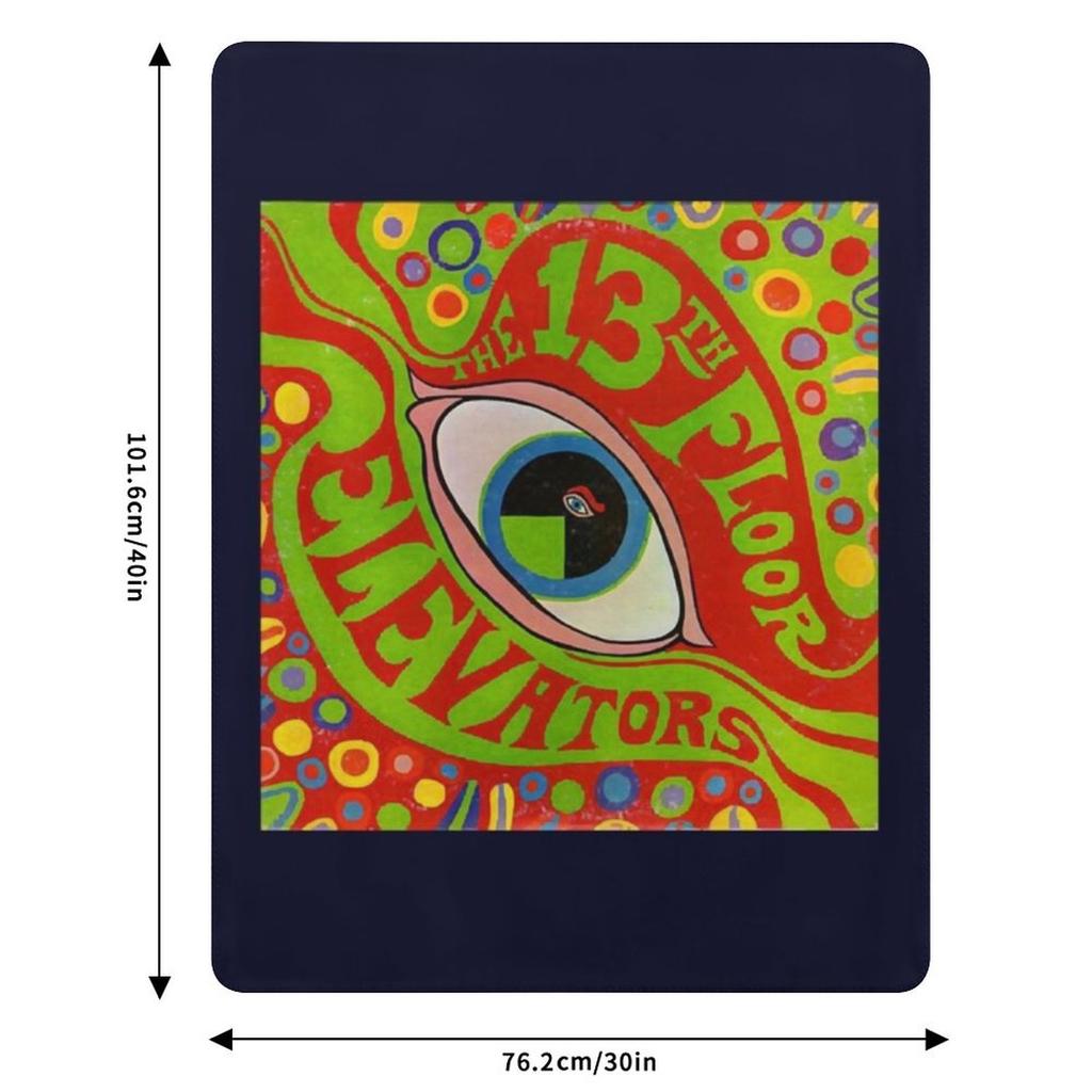 The 13Th Floor Elevators The Psychedelic Sounds Of The 13Th Floor Elevators Throw Blanket Luxury St Thermal Quilt Blankets