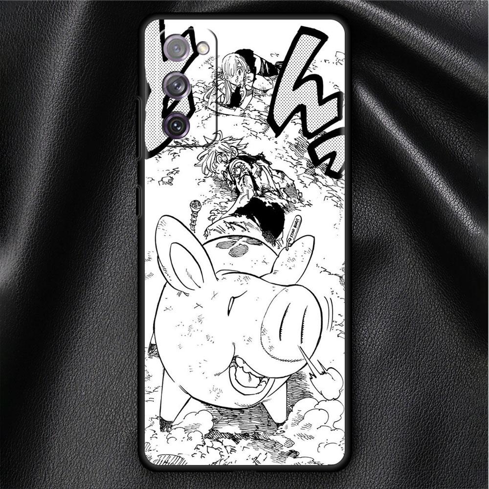 Bumper Case For Samsung Galaxy S22 Ultra S21 FE S20 Plus S10 Lite Phone Cover S10e S9 S8 S7 Silicone Funda The Seven Deadly Sins
