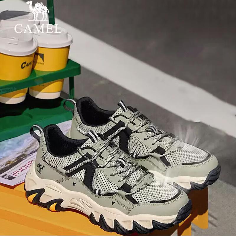 CAMEL Men's Breathable Mesh Outdoor Casual Sneakers