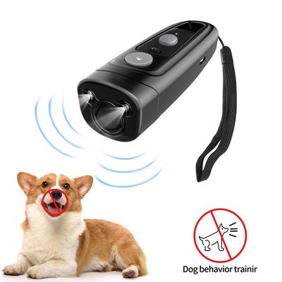Dog Anti Barking Training Device Ultrasonic Dog Repeller with LED Flash Light Pet Stop Bark Training Repeller Release Dog Bark