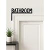 Vintage Metal Bathroom Wall Sign Distressed Restroom Decor Farmhouse Industrial Modern Home Gift Rustic Waterproof Wall Art