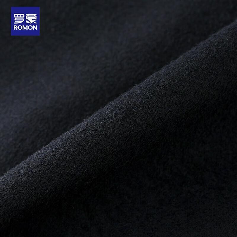 Luomeng Men's Merino Wool Blend Mid-length Overcoat