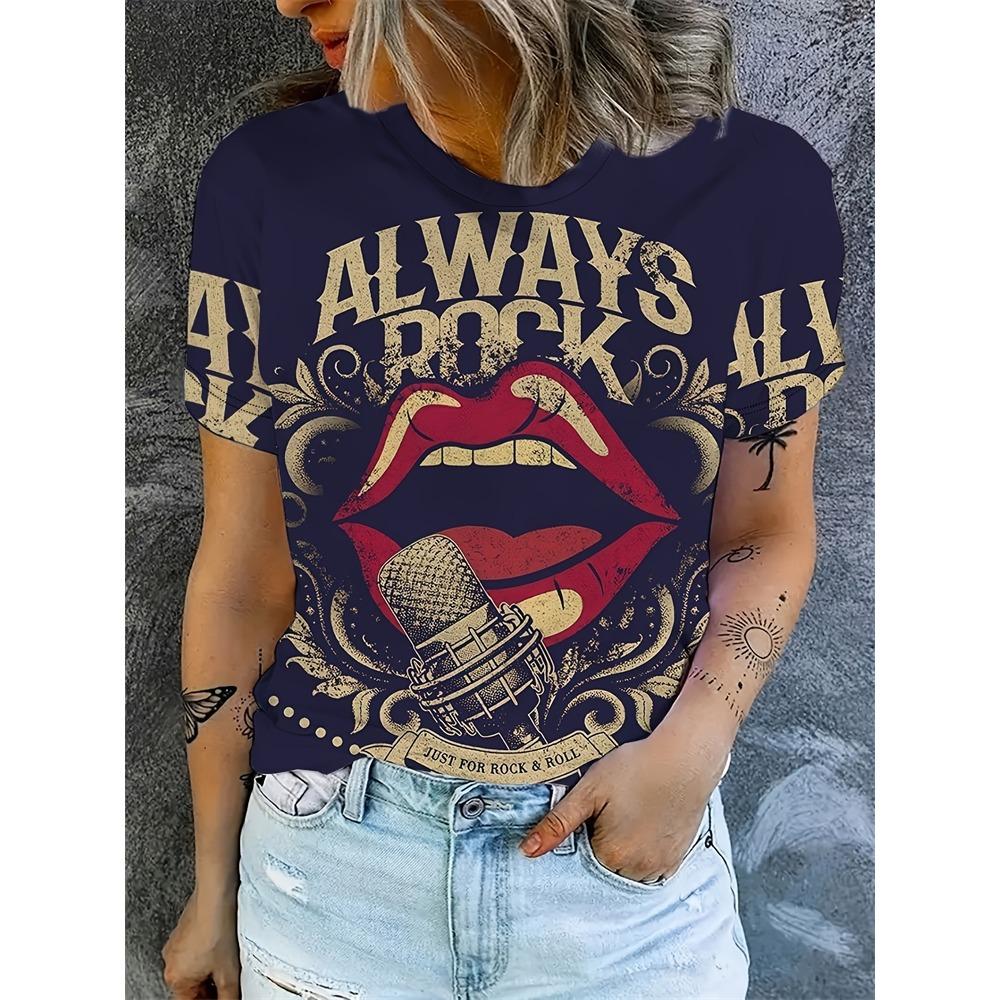 New Summer Ladies Short Sleeve T Shirt Spotted Printed Short Sleeve Casual T Shirt Ladies Elegant Loose T Shirt Fashion Clothing