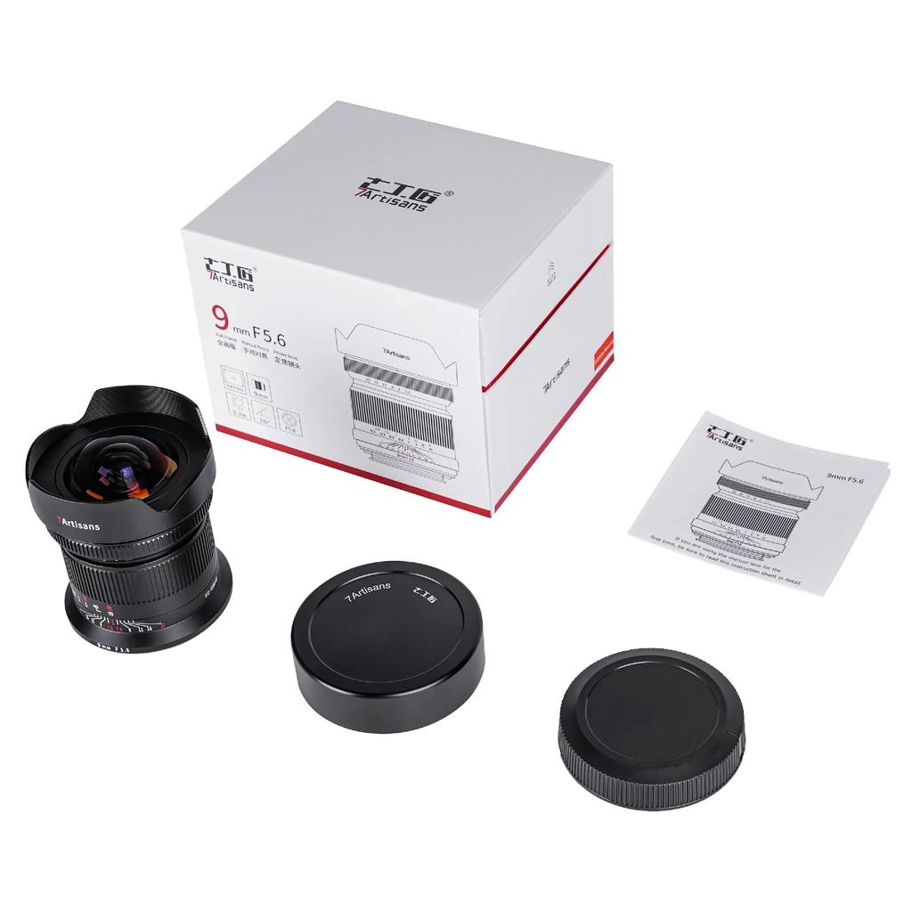 7Artisans 9mm Nikon Z Compatible Z Mount Wide Angle Lens Prime Lens Full Size Lens Year Warranty F5.6 (2 Included)