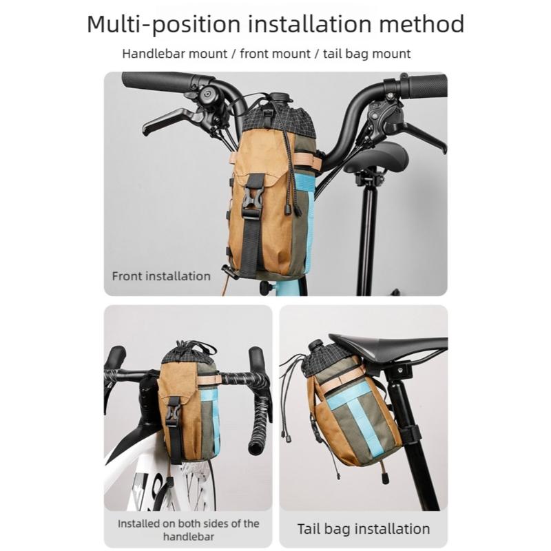 Fahrrad Wasserflaschenhalter Tasche Rennrad Getränkehalter Lenker Tasche Vorderradgepäckträger Tasche Sattelstütze Halter Langlebig