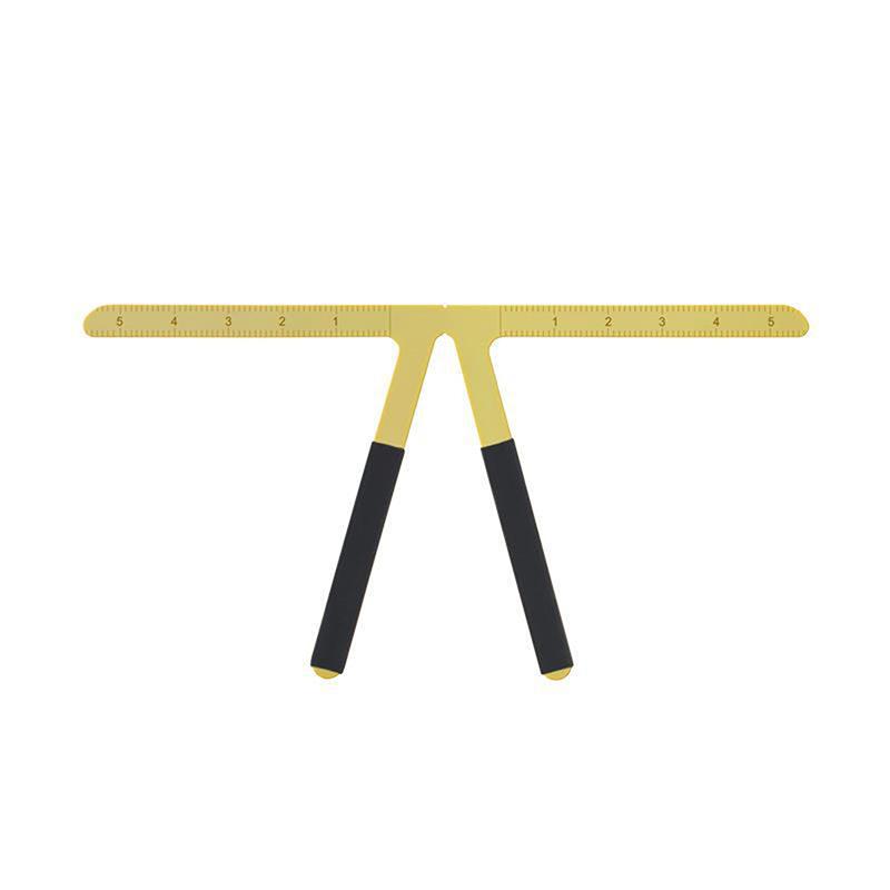 Stainless Steel Eyebrow Tattoo Stencil Ruler Microblading Tattoo Positioning Measure Template Eye Brow Permanent Makeup Tools