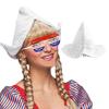 Holland Dutch Hat with Shutter Shading Glasses for Women Cultural Theme Party Holland Costume Headdress Accessories