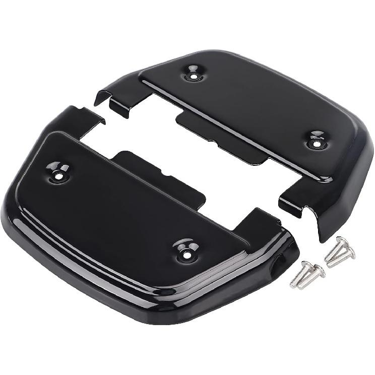 

Chrome D-shaped Passenger Footboard Floorboard Covers for Harley Touring Street Road Glide Ultra Limited Softail Dyna чёрный