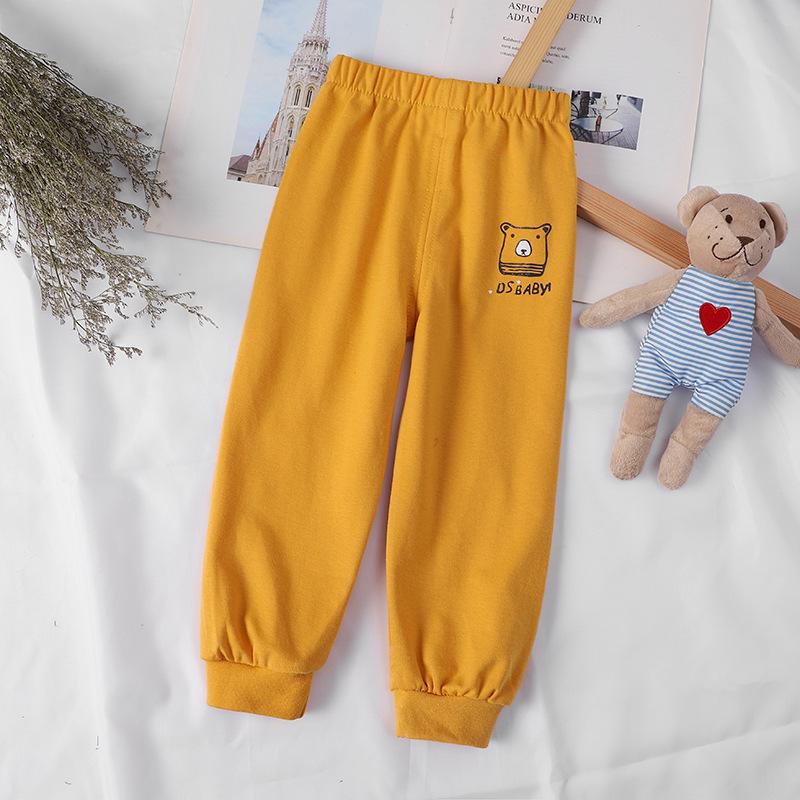 Spring & Autumn All-Cotton Unisex Toddler Pants, Single Piece, Seven Colors Available