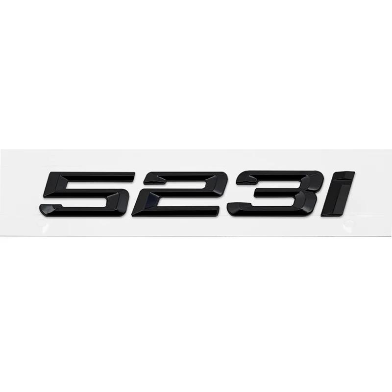 ABS Car Rear Trunk Letters Logo Badge Emblem Sticker For BMW 5 Series 520i 525i 528i 530i 535i 540i 523i E39 E60 E61 F10 F11 G30