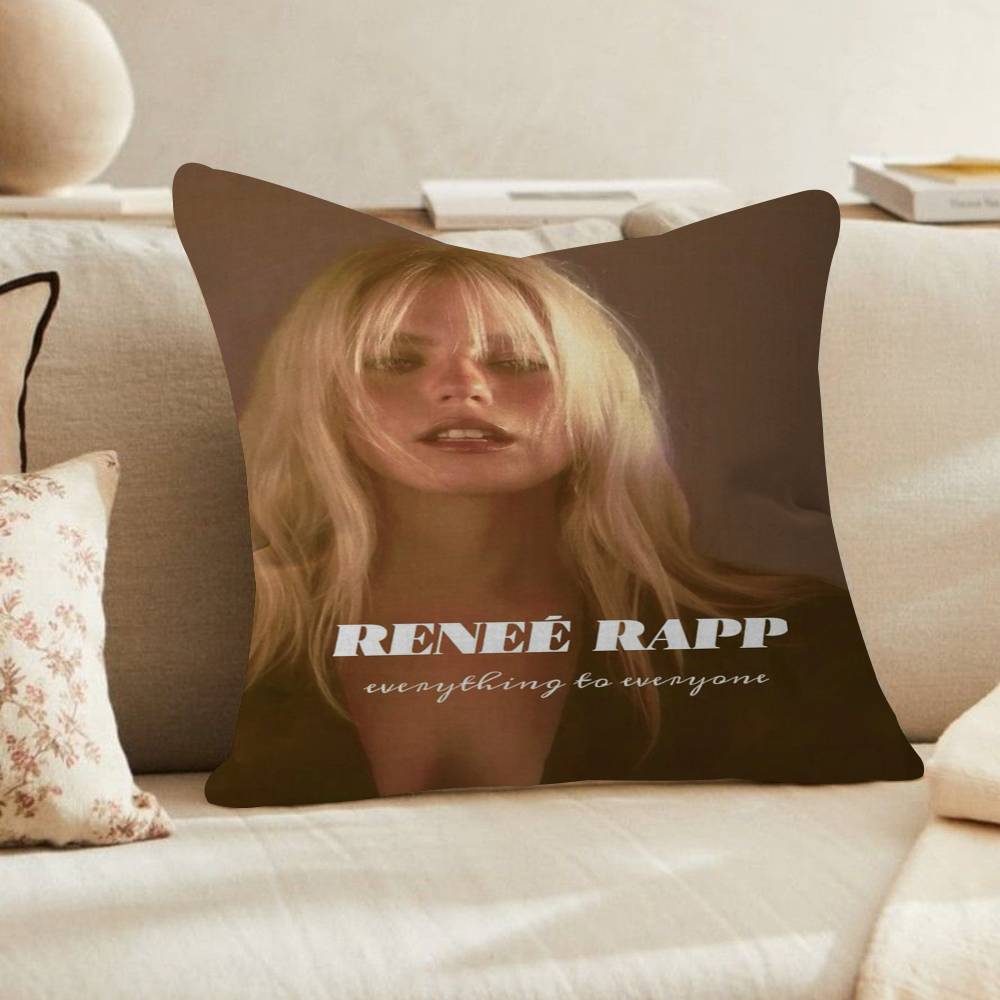 Pop Singer Actor Renee Rapp Cushion Cover X Polyester Sofa Cushions Decorative Throw Pillows Home Decoration Pillowcover