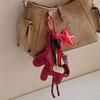 PU Leather Leather Pony Bag Charm Vintage Style Horse Bag Pendant  Backpack Decoration