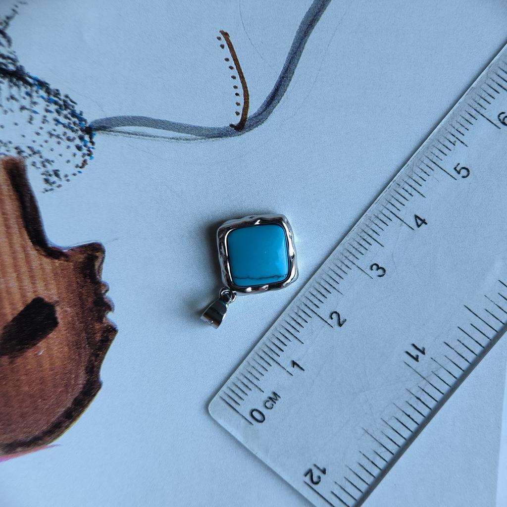 Silver Pendant with Turquoise (60002225)