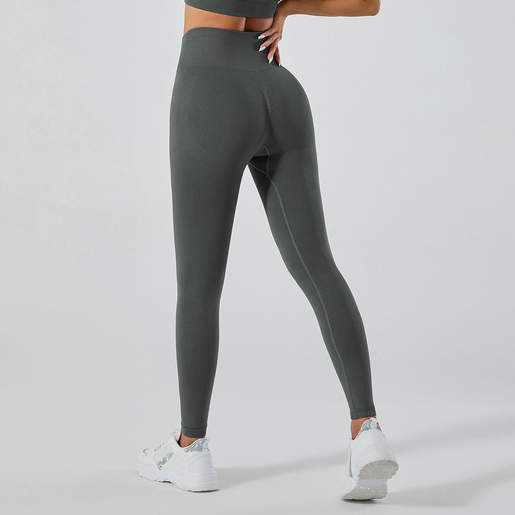 Seamless Yoga Pants For Women High Waist Tummy Control Sport Leggings For Running Fitness