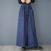 Spring Autumn Plus Size Vintage High Waist Casual Loose Women Jeans Denim Wide Leg Pants