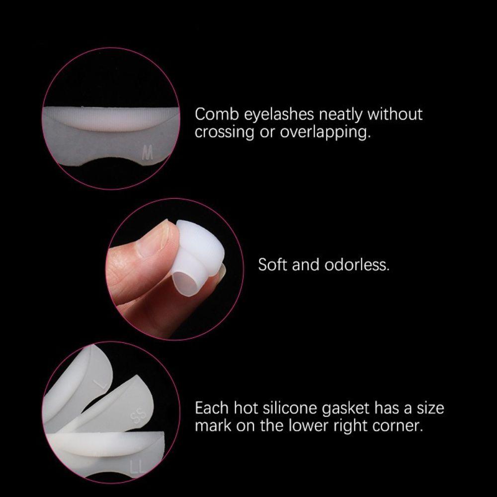 Curling Root Beauty Salon Curler Lash Eyelash Extension Shield Pads Perm Eyelash Silicone Pads