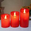 LED Czerwona Lampa Świeca Wahadłowa: Świąteczna Dekoracja Weselna i Noworoczna