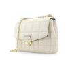 Michael Kors MK Soho Quilted Lambskin Shoulder Crossbody Bag Large Women Bags Light-Cream 30F0L1SL4L-289