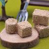 Wood Miniature Hays Bales for Creative Doll House Display Farm Theme Decoration Kids Craft Project Setting Accessories