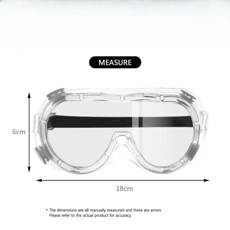 1/2PCS Clear Safety Goggles for Men Women Eye Protection Anti Dust Glasses Cycling Moto Dust-proof Eyewear
