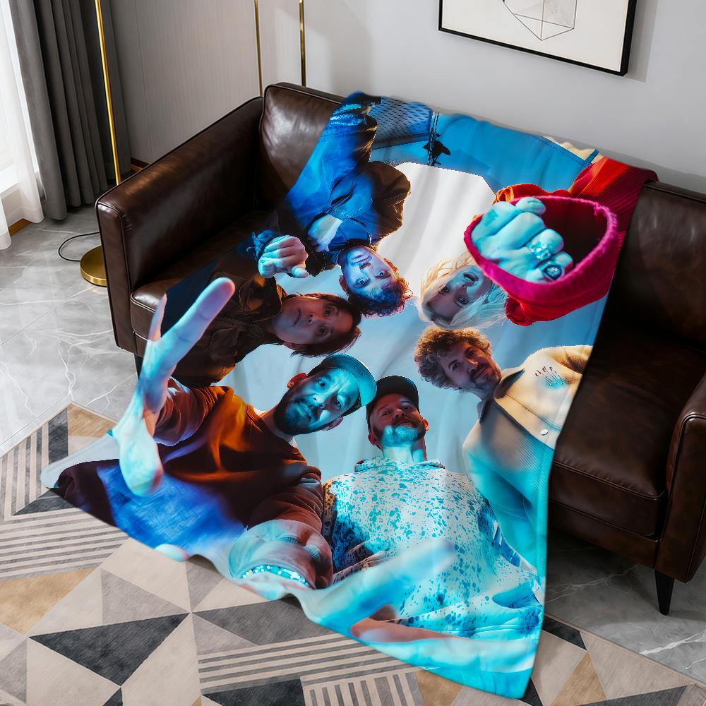 Band Cool Flannel Soft Warm Plush Blanket Sofa Living Room P-Park Pet Hogar Bedroom L-Linkin Gift Home Car Portable From Zero