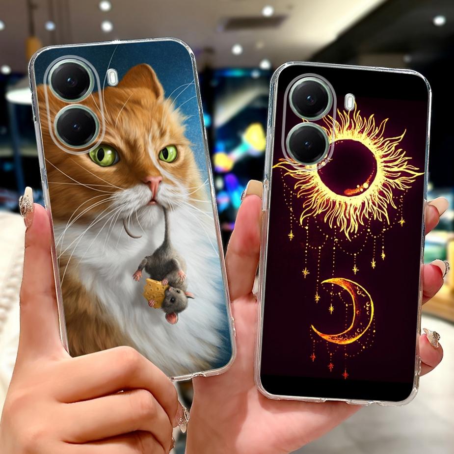 For Xiaomi Poco X7 Pro 5G Case Stylish Painted Cover Clear Silicone Phone Case For Xiaomi Poco X7 PocoX7 Pro X7Pro 5G Soft Shell