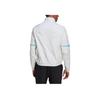 Adidas Solid Color Zip High Neck Long Sleeve Jacket Men jackets White HT3402