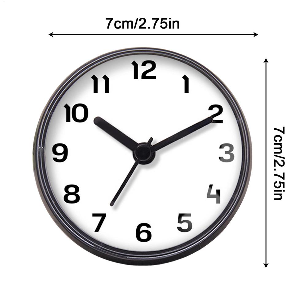 Wall Suction Cup Waterproof Shower Clock, Battery Operated Alarm for Bathroom Kitchen Indoor Tub Pool Sauna Apartment Dormitory