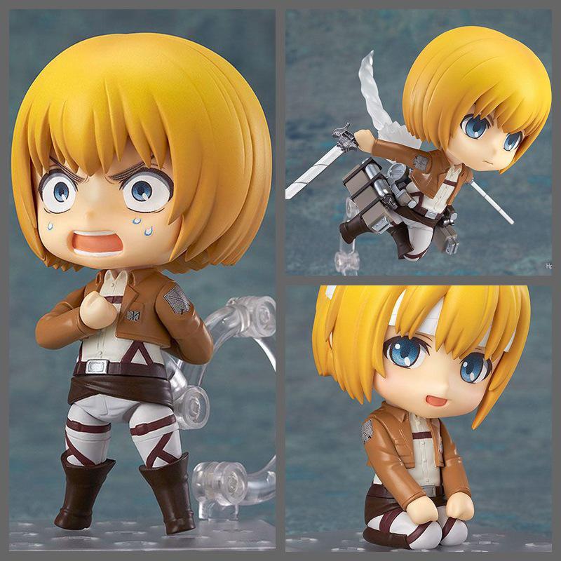 Chibi Nendoroid Attack On Titan: Eren, Hanji, and Mikasa Figures (Final Season)