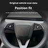 Suitable For Tesla Model Y Updated Steering Wheel Decoration Protection Stickers Interior Supplies Modification Accessories