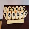 Finland Kubb Wooden Toy Outdoor Childrens Number Bowling Game For Kids