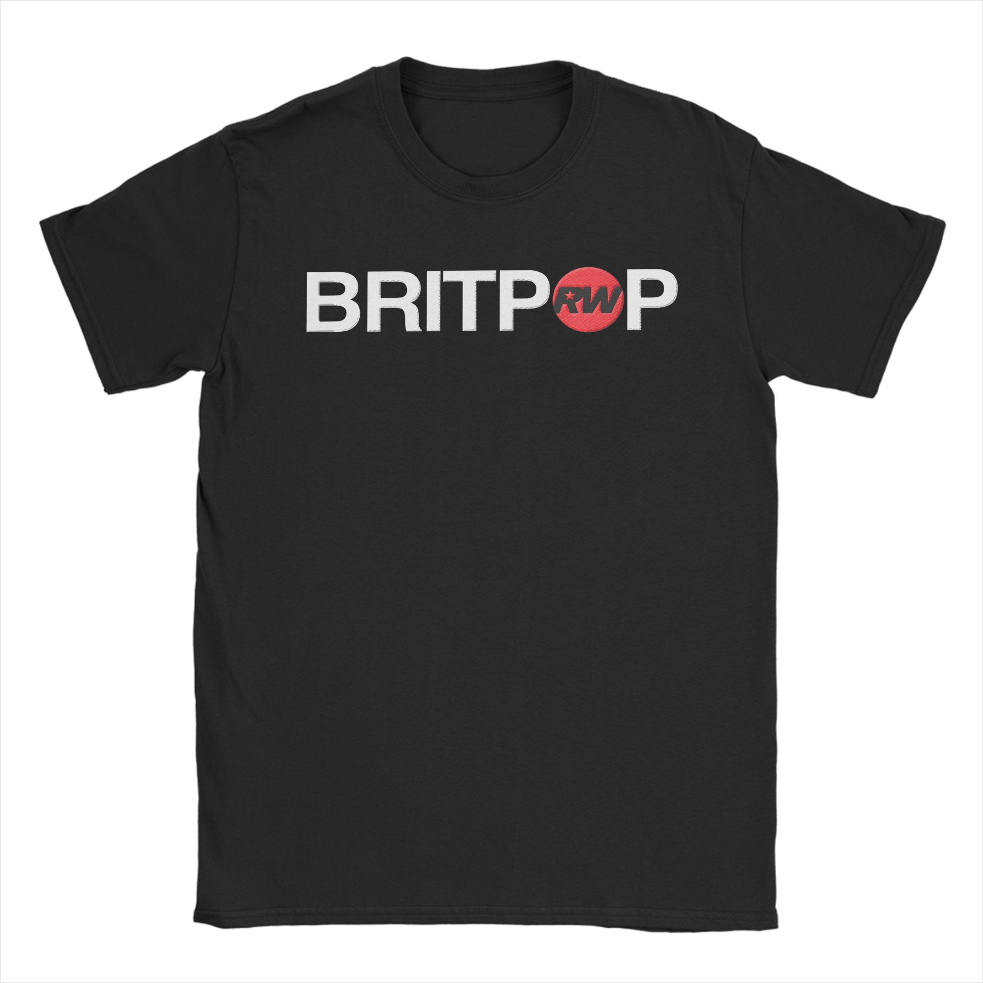 Робби Уильямс Britpop Тур 2025 Футболки Мужские Забавные Хлопковые Футболки С Круглым Вырезом С Коротким Рукавом 6XL Одежда XL