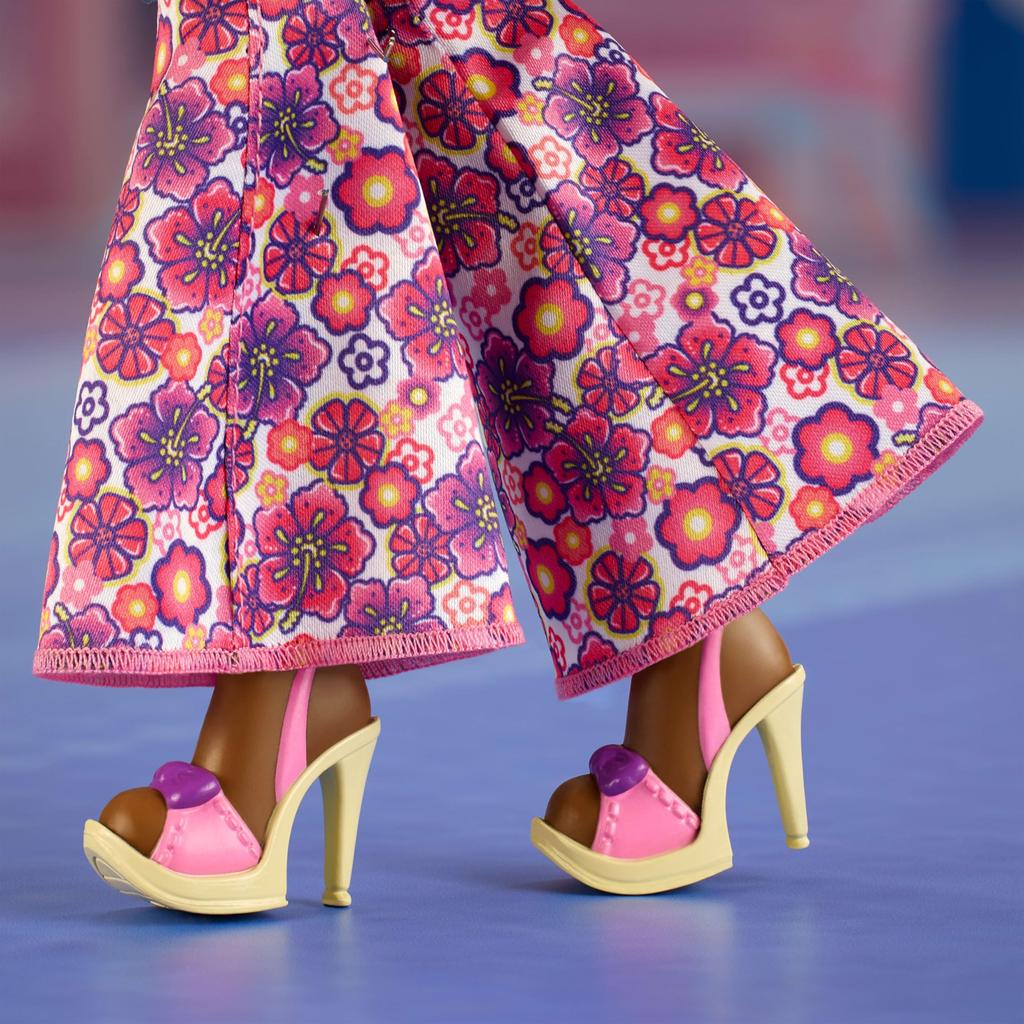 barbie My Scene Jai Signature Black Doll House for Pretend Ages 6 and JBH84 Dress-Up Play, Up,