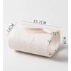Cave Stone Tissue Box Advanced Sense Living Room Luxury Walnut Leather Paper Box Creative Paper Box Home Decoration